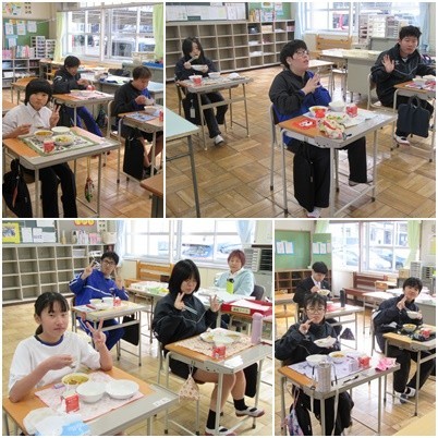 給食の様子