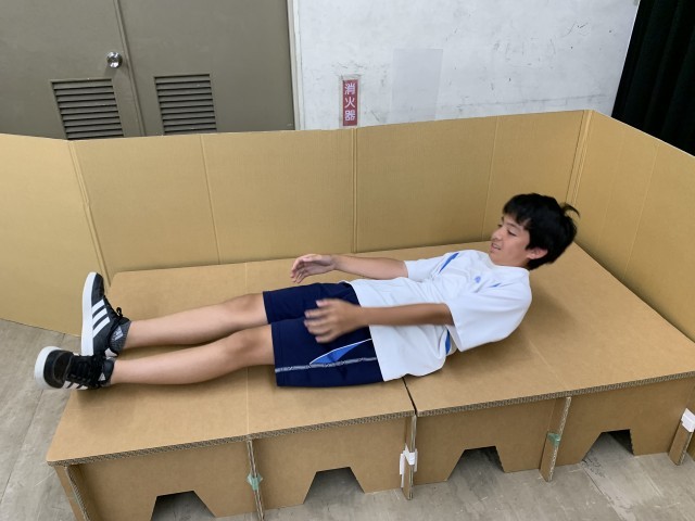 段ボールベッド