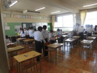 テスト前の様子