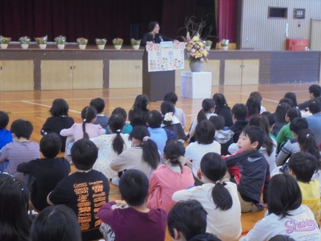 始業式の様子