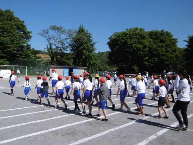 運動会の練習の様子です