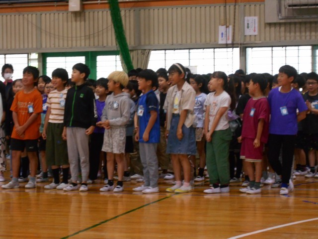 声をそろえて台詞を言うことができました。