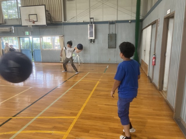 天下統一ドッジボールです。