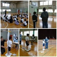 身体測定の様子